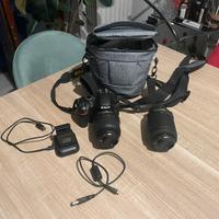 Nikon D3200 kit 18-55 e 55-200