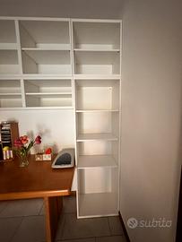 Libreria IKEA Bianca a "L" Componibile e multiuso