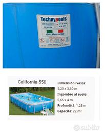 Piscina TechnyPools esterno o interrabile