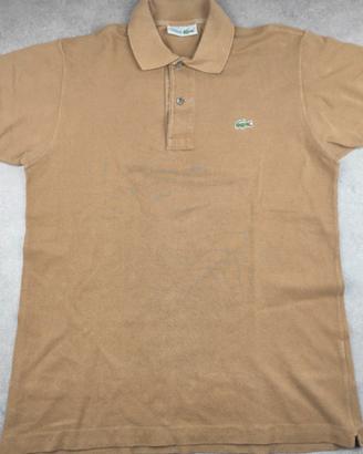 Polo Lacoste Uomo Manica Corta Marrone Chiaro S