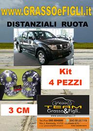 Kit 4 Distanziali Ruota NISSAN NAVARA D40 2005