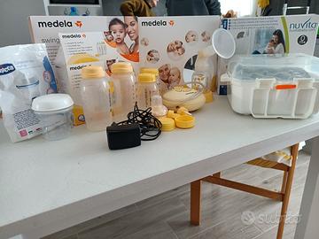 tiralatte medela completo di accessori