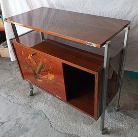 Mobile Bar Vintage ZUENELLI con ruote Anni 60