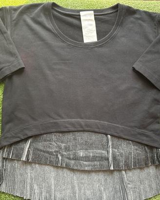 Maglia Luxury Fashion con inserto plissettato | XS