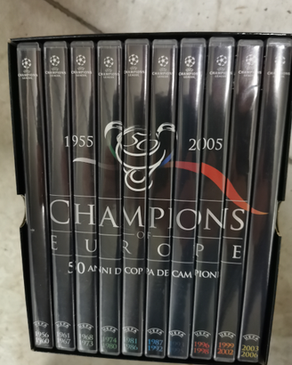 Cofanetto 10 Dvd Champions of Europe 1955-2005