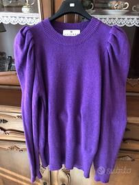 Maglia donna NUOVA viola viscosa Haveone