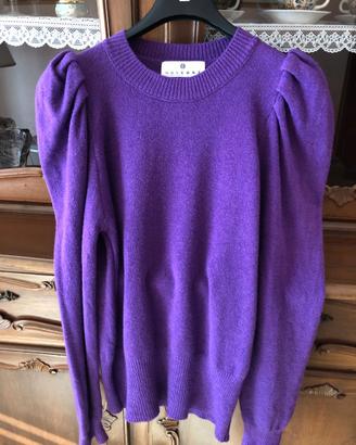Maglia donna NUOVA viola viscosa Haveone