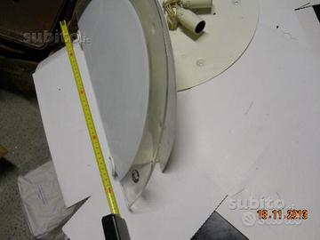 Murano coppia di applique tre luci tacco piccolo