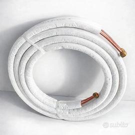 Kit tubi rame per clima coppia da 1/4 e 3/8 5 M