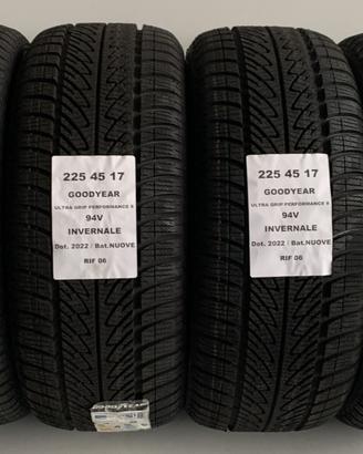 4 GOMME 225 45 17 GOODYEAR RIF6