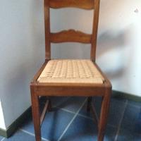 SEDIE IN LEGNO IMPAGLIATE