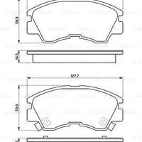 BOSCH 0986460978 Kit pastiglie freno