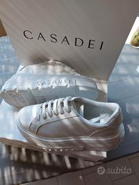 SNEAKERS NUOVE CASADEI BIANCHE