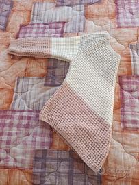 Maglia tricolore Mohair,Alpaca e Lana