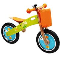 Bici in legno senza pedali