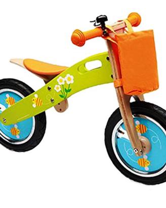 Bici in legno senza pedali