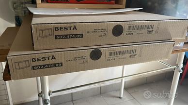 2 strutture IKEA BESTA nuove marrone nero