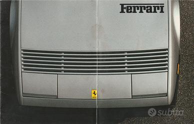 FERRARI, GAMMA VETTURE - DEPLIANT VINTAGE ORIGINAL