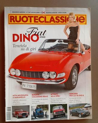 rivista Ruoteclassiche numero 247 luglio 2009