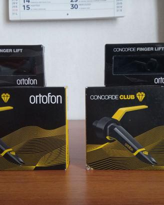 Ortofon Concorde Club MKII ellittiche coppia nuove