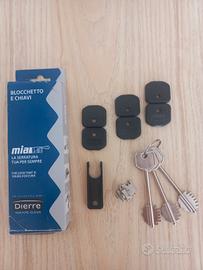 Blocchetto e chiavi Dierre sistema MIA