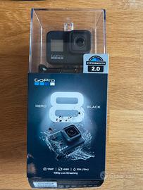 GoPro HERO8 Black + Doppia Batteria + Head Strap