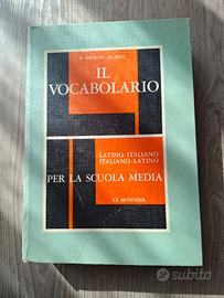 Il Vocabolario Latino 1973 Le Monnier Editore