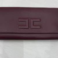 Clutch a baguette Elisabetta Franchi Rouge Noir