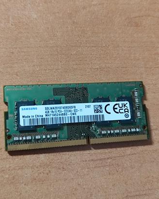 RAM 4GB DDR4 3200Mhz SODIMM