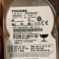 Hard disk Toshiba 500gb da 2.5"