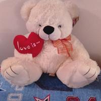 peluche  orso con cuore