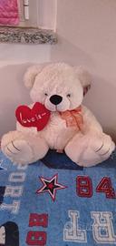 peluche  orso con cuore