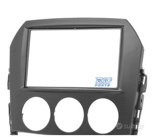 CORNICE NERA PER AUTORADIO 2-DIN PER MAZDA MX-5 MI