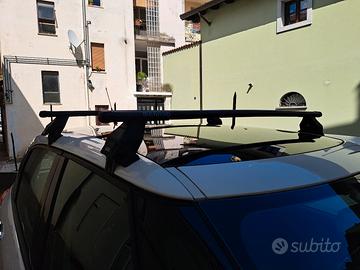 Barre tetto acciaio MENABO Fiat 500L tetto liscio