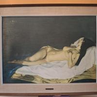 Gianni Salmoiraghi nudo femminile1972 olio su tela