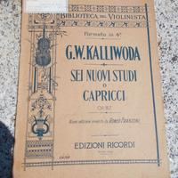 Antico spartito per Violini