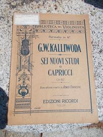 Antico spartito per Violini