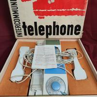 Telefoni intercomunicanti giocattolo anni 70