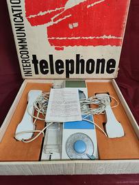 Telefoni intercomunicanti giocattolo anni 70