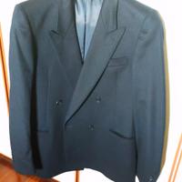 giacca doppiopetto in lana e kashmir