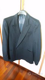 giacca doppiopetto in lana e kashmir