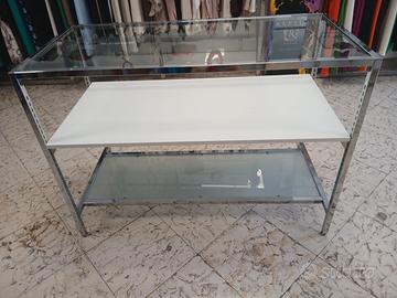 Banco per  negozio in acciaio,