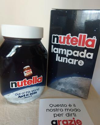 lampada lunare Nutella  Confezione originale 