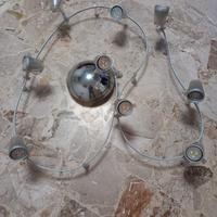 Lampadario a binario flessibile