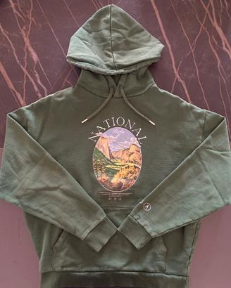 Felpa Verde Asos Con Disegno