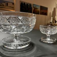 Servizio macedonia cristallo di Boemia