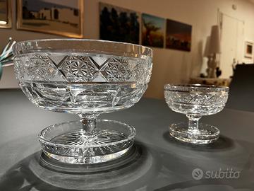 Servizio macedonia cristallo di Boemia