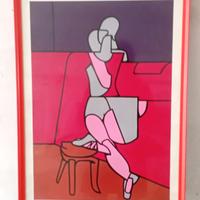 Litografia Valerio Adami La Ballerina” 1971