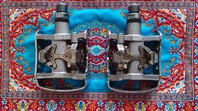 Pedali shimano doppia funzione