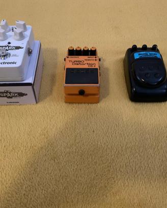 Boss TS 2 + Spark Booster + Ibanez Digital Delay